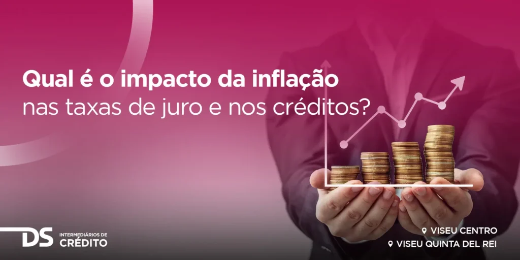 Qual é o impacto da inflação nas taxas de juro e nos créditos?